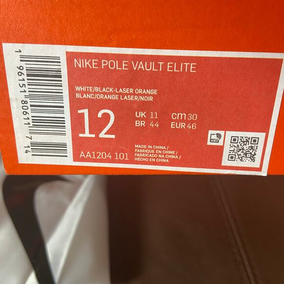 Nike Pole Vault Elite Track and Field Jumping Spikes, Sz 12 M - 13.5 W-- NWOB - Picture 6 of 12